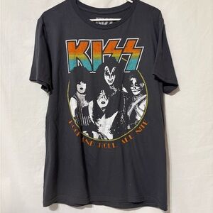 KISS Rock Band Graphic Tee | Unisex Medium | Black